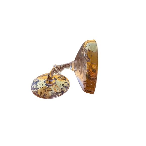 Gold Foil Swirl Decorative Glass - Picture 1 of 14